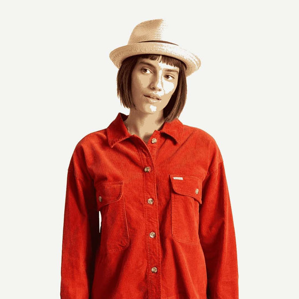 Brixton Castor Fedora Player Strohhut -Herren- -Damen-