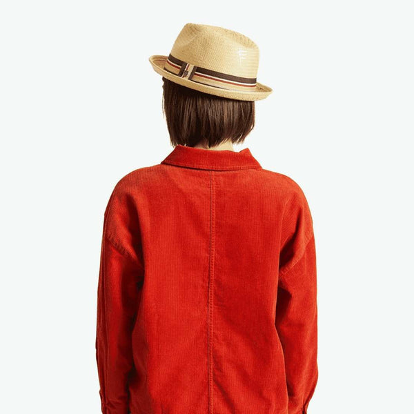 Brixton Castor Fedora Player Strohhut -Herren- -Damen-