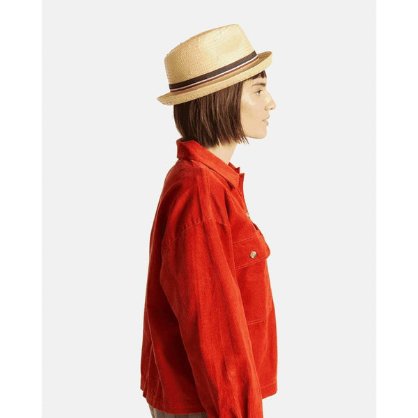 Brixton Castor Fedora Player Strohhut -Herren- -Damen-