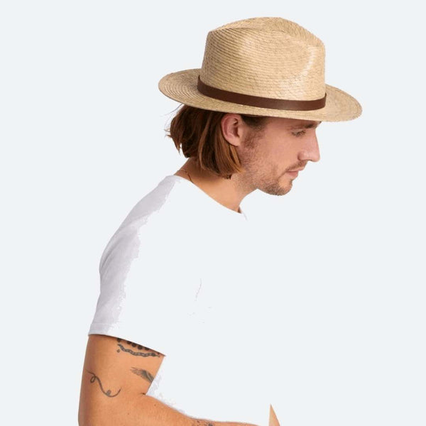 Brixton Messer Fedora Hut -Herren- -Damen- Strohhut