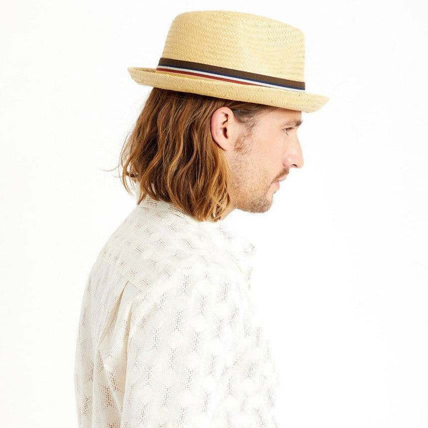 Brixton Castor Fedora Player Strohhut -Herren- -Damen-