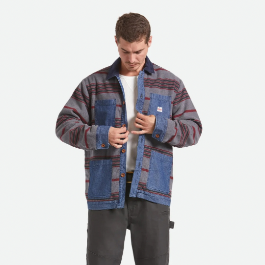 Brixton Altered Threads Shop Chore Coat Hemd Jacke Flanell 4