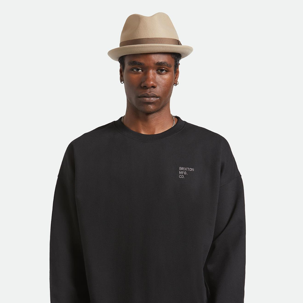 Brixton Gain Player Fedora Hut  Bogart Hut Antik 3