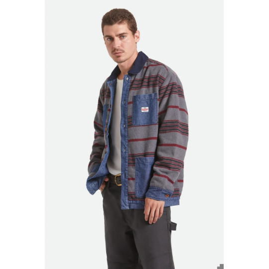 Brixton Altered Threads Shop Chore Coat Hemd Jacke Flanell 5