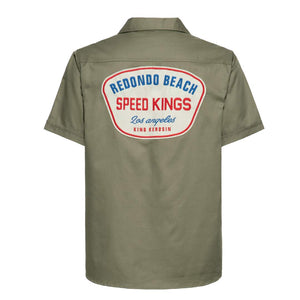 King Kerosin Speed Kings Redondo Beach Herren Workwear Hemd1