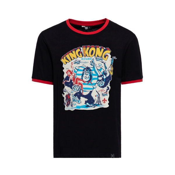 King Kerosin Paris Vintage Ringer T-Shirt