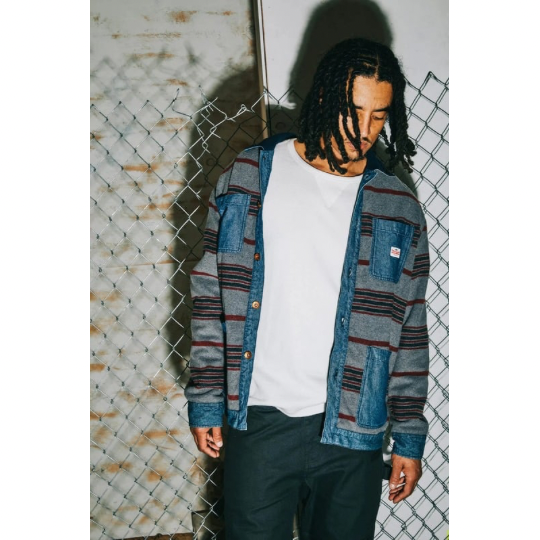 Brixton Altered Threads Shop Chore Coat Hemd Jacke Flanell 6