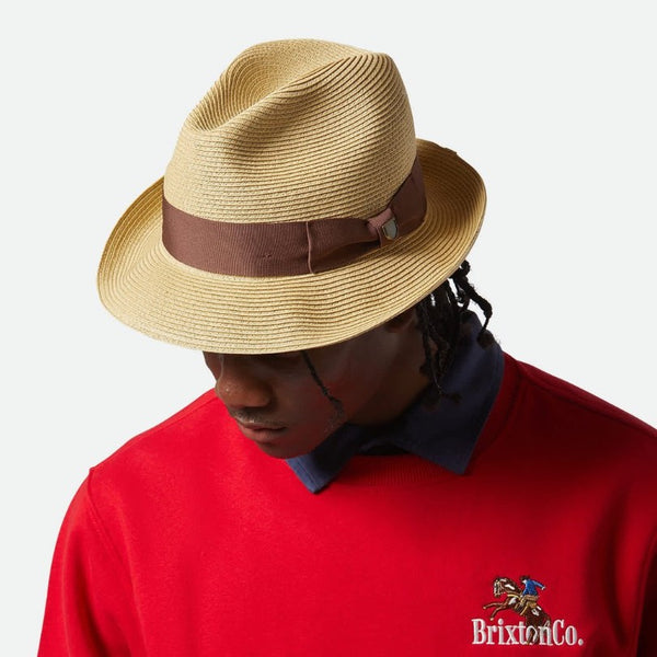 Brixton Horton Fedora Strohhut