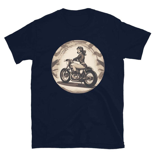 BRNSWK Style Biker Angel Kurzärmeliges T-Shirt - Style-by-Hat