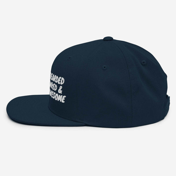 BRNSWK Style Inked Bearded & Awesome Snapback-Cap - Style-by-Hat