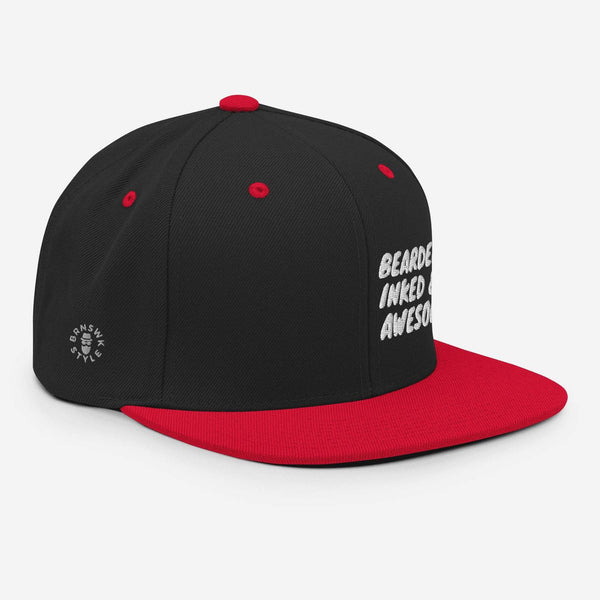 BRNSWK Style Inked Bearded Awesome Snapback Cap Style by Hat