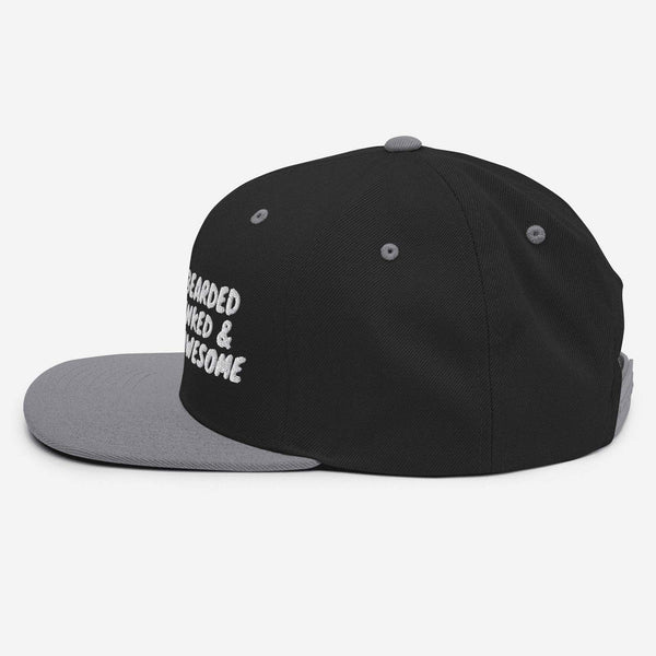 BRNSWK Style Inked Bearded & Awesome Snapback-Cap - Style-by-Hat