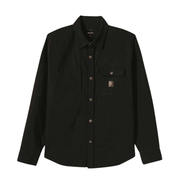 Brixton Builders Overshirt schwarz Worker Shirt Arbeitshemd - Style-by-Hat