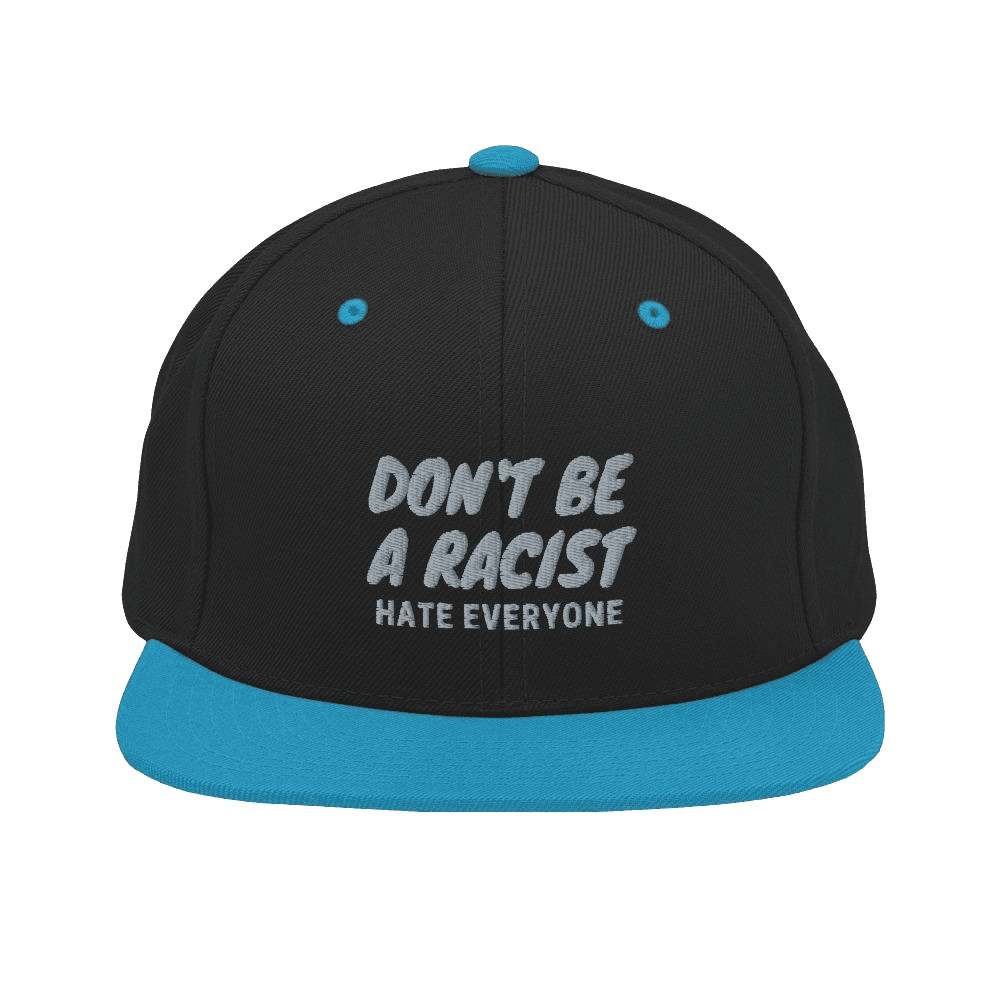 dont-be-a-racist-besticktes-snapback-cap-herren-damen-frauen-spruch-spass-sommer