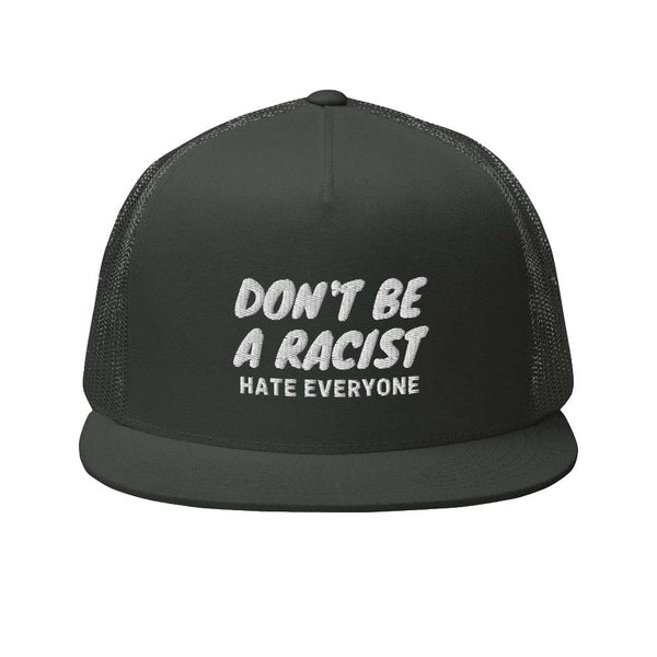 Don't be a Racist besticktes Trucker-Cap Damen Herren Spaß Lustig Spruch - Style-by-Hat