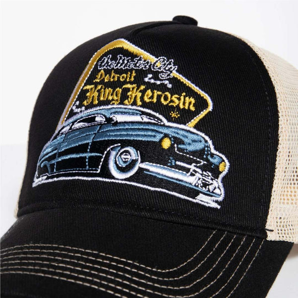 King Kerosin Trucker Cap Detroit Greaser - Style-by-Hat