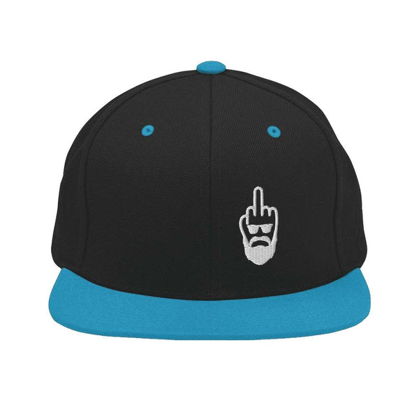 Mittelfinger Bart mit Sonnenbrille Snapback-Cap cool Damen Herren cool Bart - Style-by-Hat