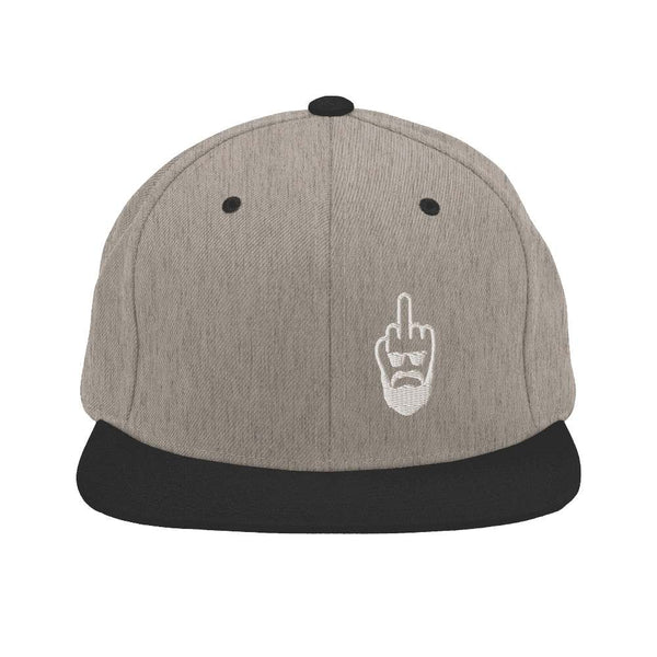 Mittelfinger Bart mit Sonnenbrille Snapback-Cap cool Damen Herren cool Bart - Style-by-Hat