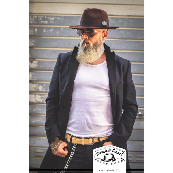 Rough and Loyal Ronald Samson Wollfilz Fedora Hut -Herren-