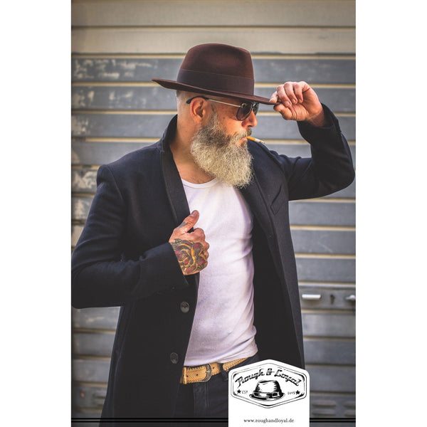 Rough and Loyal Ronald Samson Wollfilz Fedora Hut -Herren-