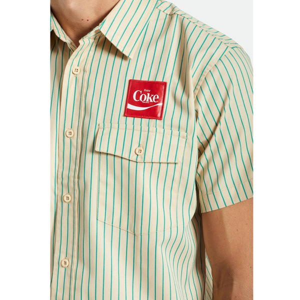 Brixton Coca Cola Delivery Olson kurzärmeliges Hemd